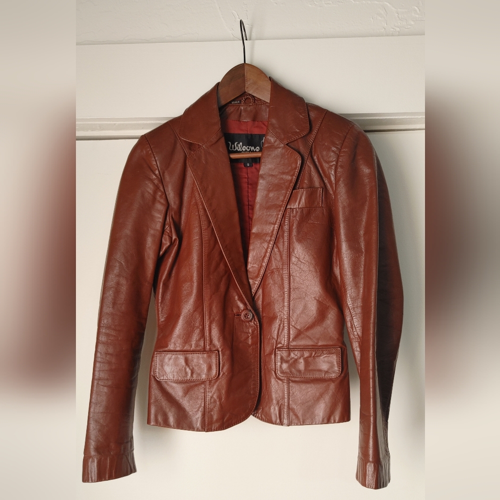 Women's Brown Leather Jacket